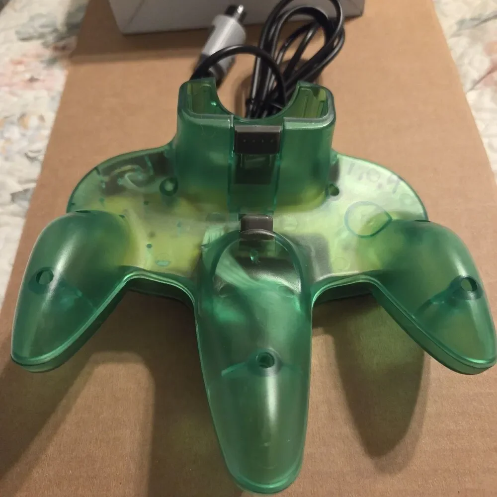Nintendo 64 Retro Controller Wired Game Controller Joystick Green New